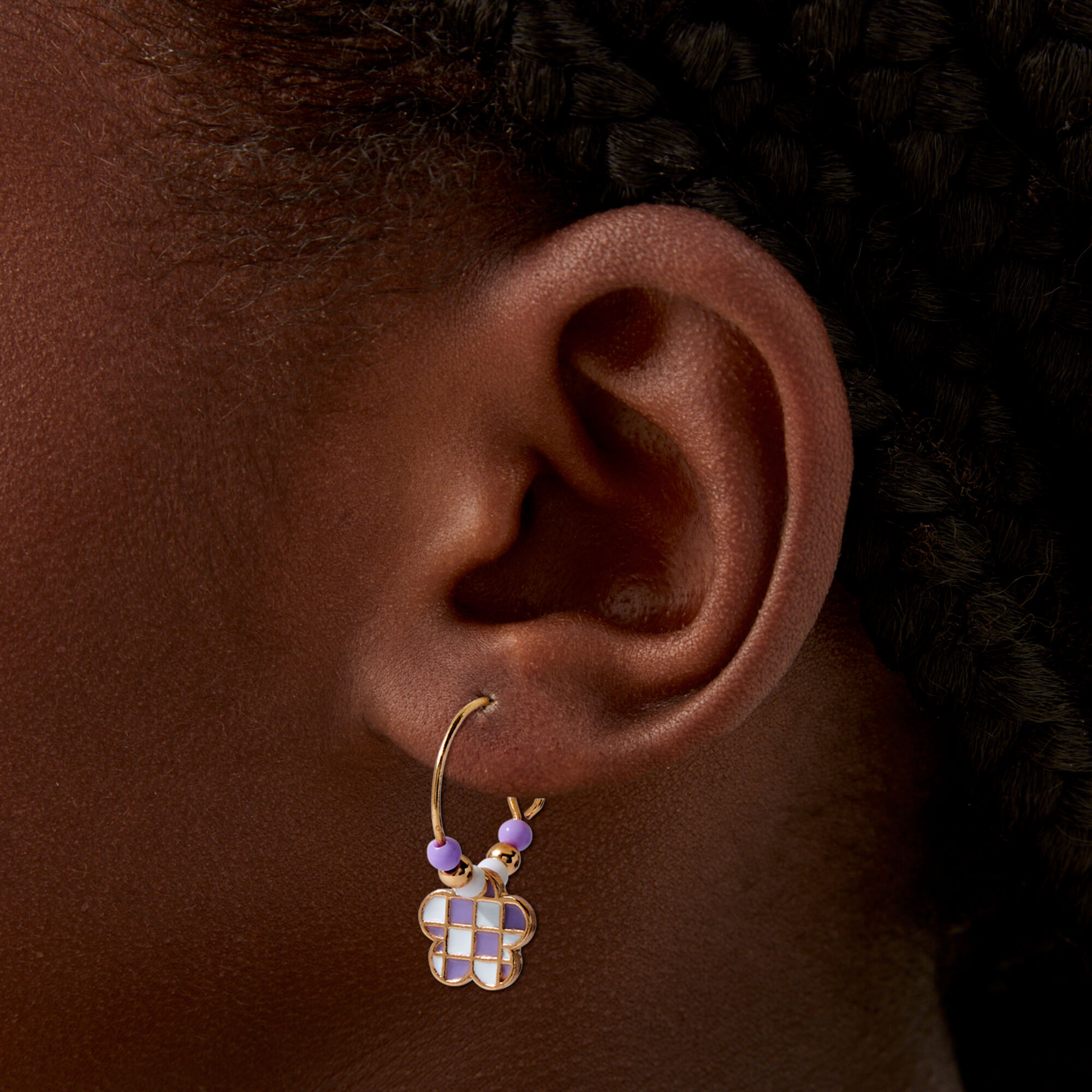 Glow in the dark hoop earrings store