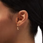 Gold 20MM Clip On Hoop Earrings,