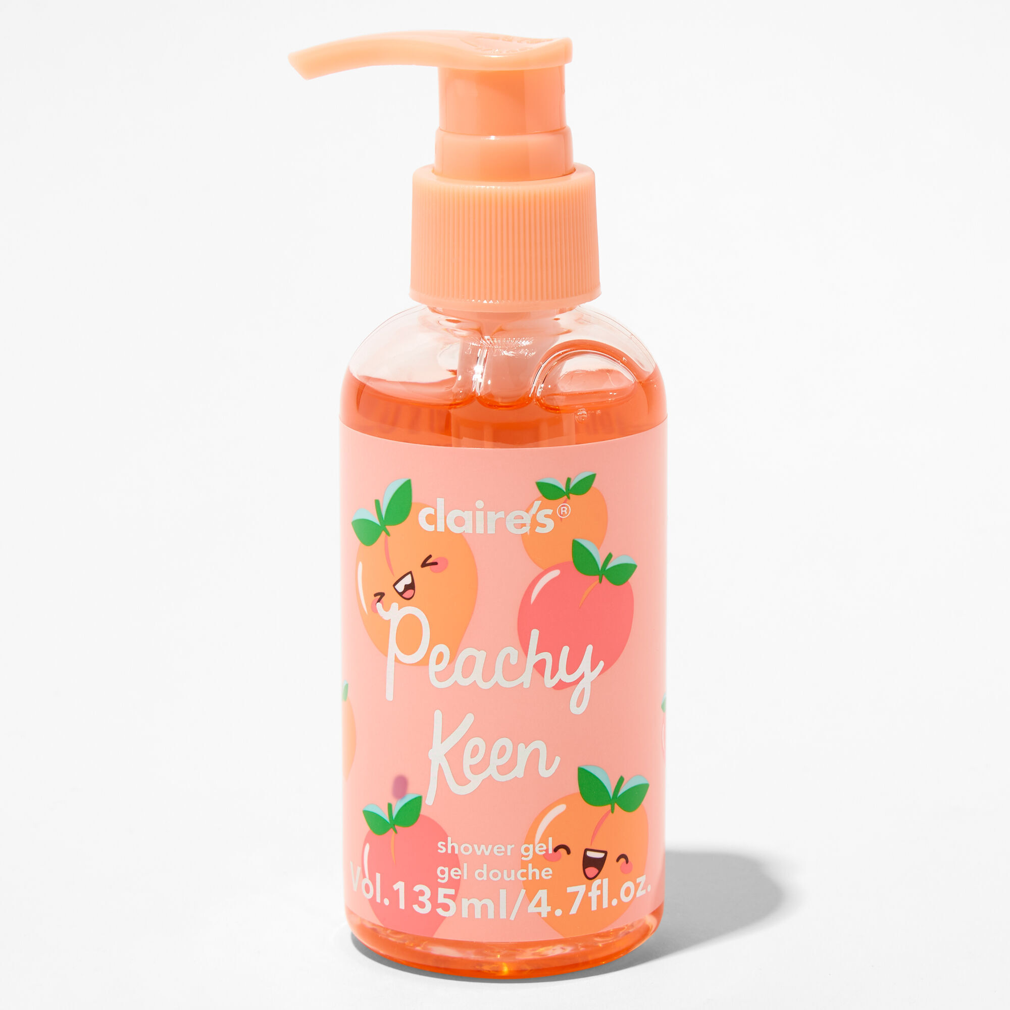 View Claires y Keen Shower Gel Peach information