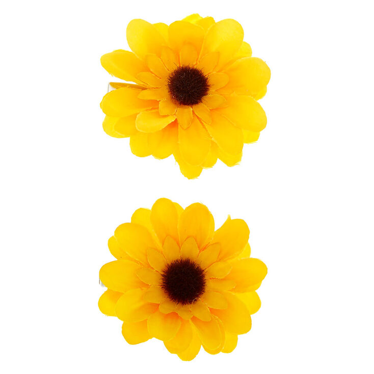 Sunflower Hair Clips - 2 Pack,