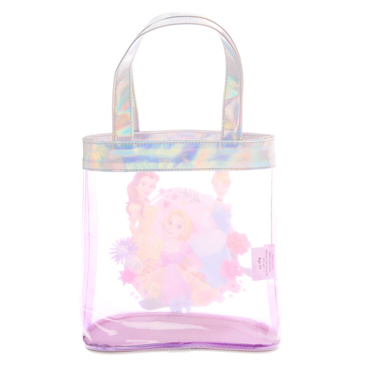 Disney Princess Floral Plastic Tote Bag - Purple,
