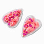 Barrettes clic clac c&oelig;ur shaker rose Claire&#39;s&nbsp;Club - Lot de 2,