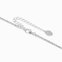 Silver Crystal Mini Drip Choker &amp; Drop Earrings Set - 2 Pack,