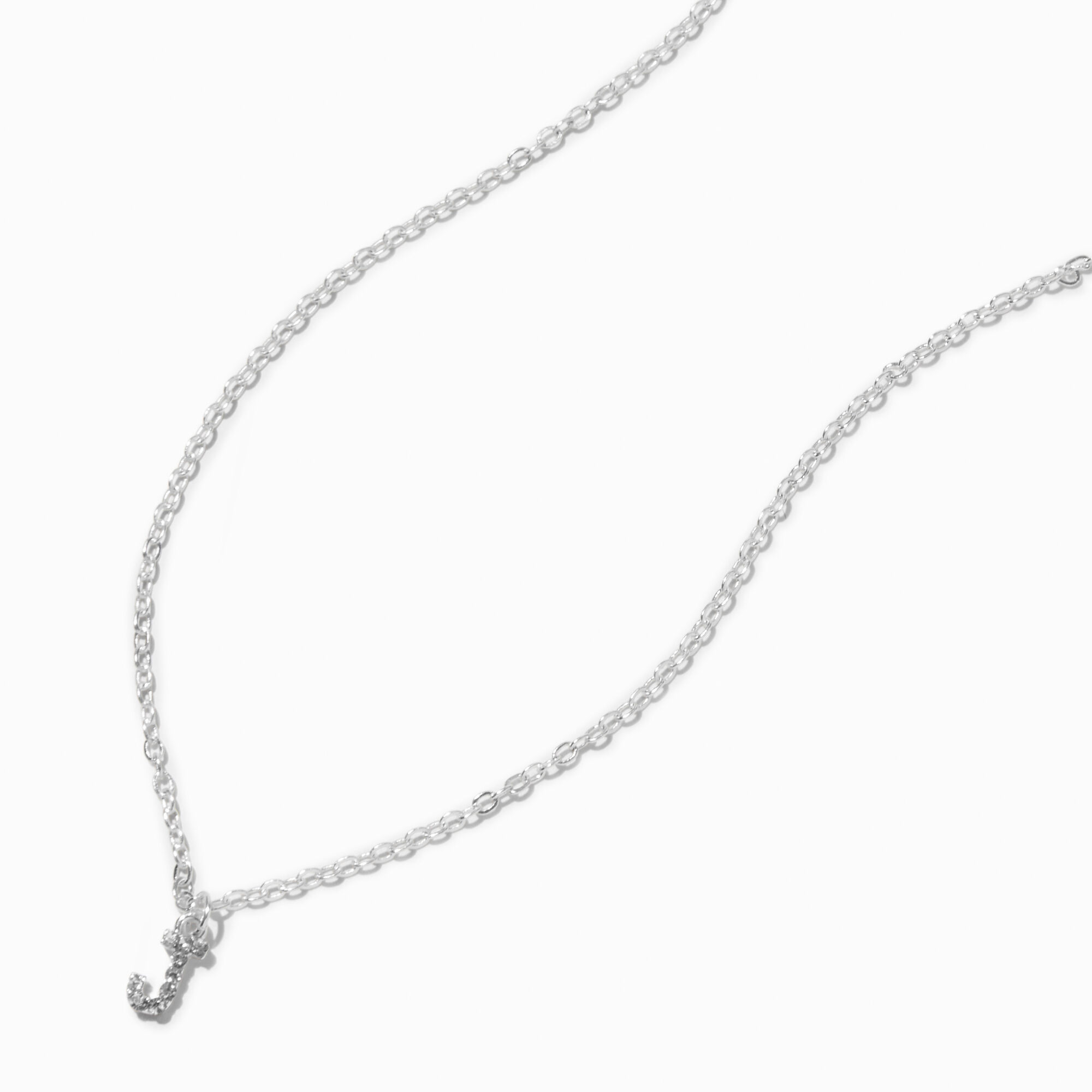 Letter Necklace - Silver – www.