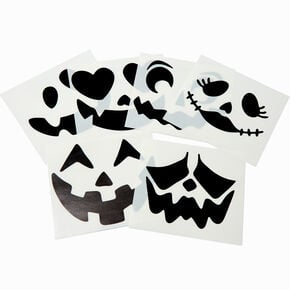 Halloween DIY Jack-o-Lantern Sticker Sheet,