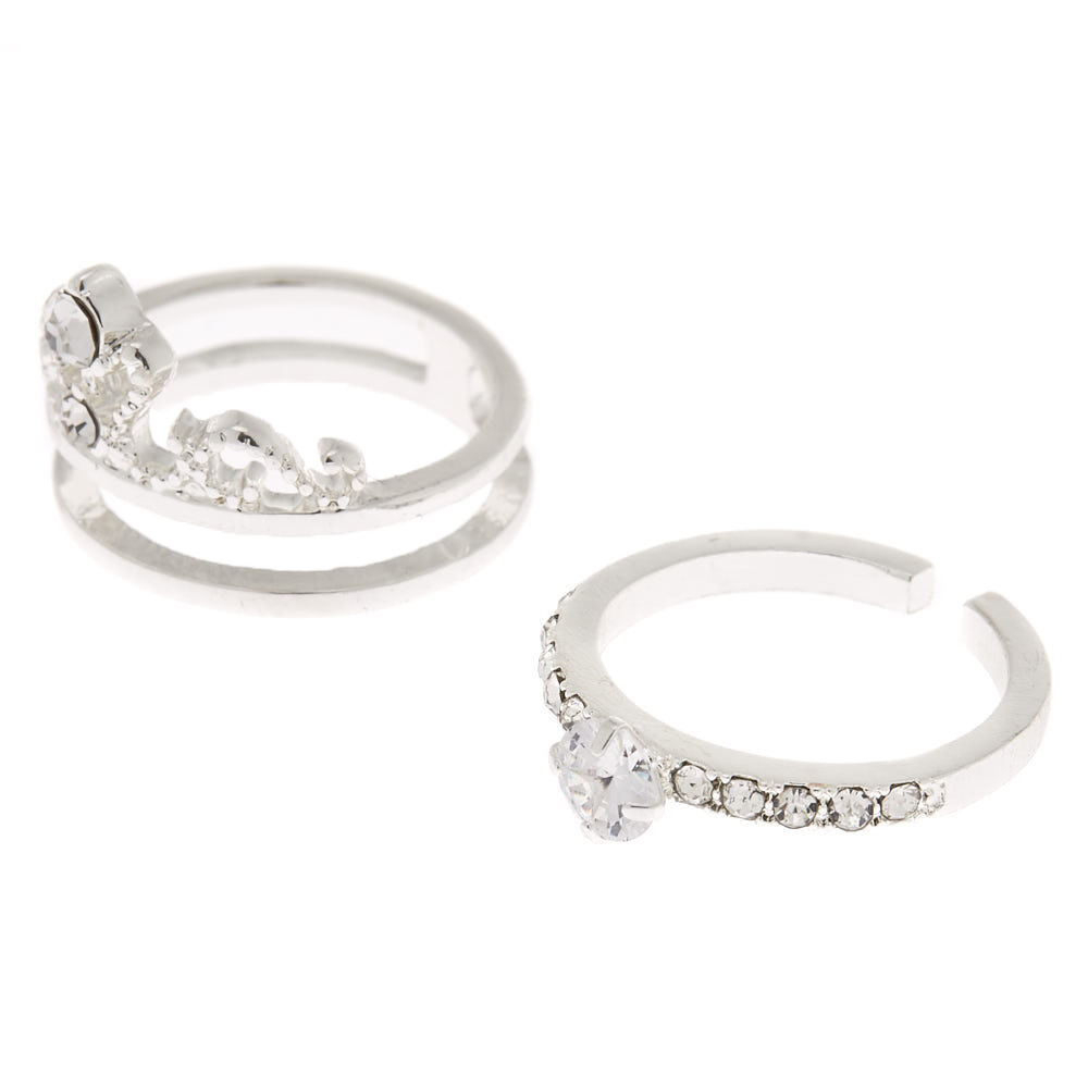 Stackable cubic zirconia discount rings