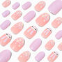 Easter Bunny Stiletto Press On Faux Nail Set - 24 Pack,