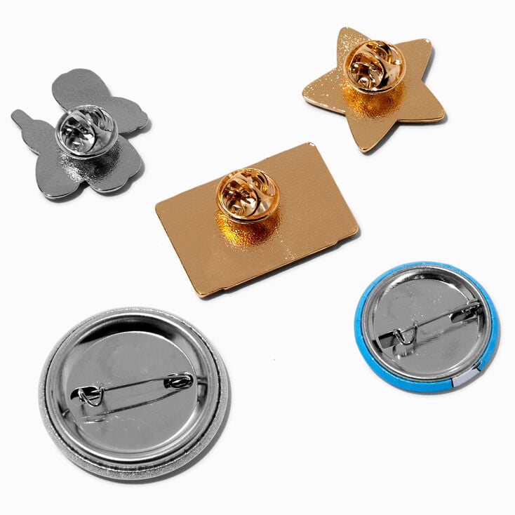 DIY Retro Music Pin Set - 5 Pack,