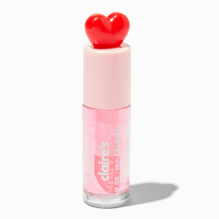 Red Heart Pink Lip Oil,
