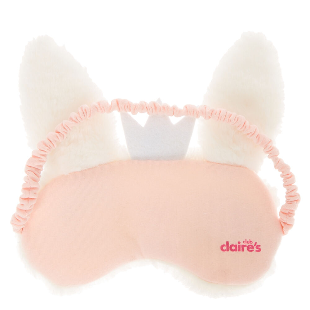 Claire's Club Claire the Bunny Sleeping Mask - White,
