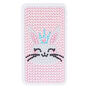 Coffret de gloss &eacute;tincelant coque de portable motif lapin &eacute;blouissant pour enfants,