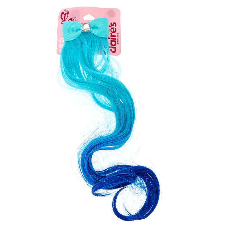 Claire&#39;s Club Ombre Faux Hair Extension - Blue,