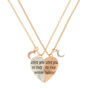 Best Friends Love You To The Moon Pendant Necklaces - 2 Pack,