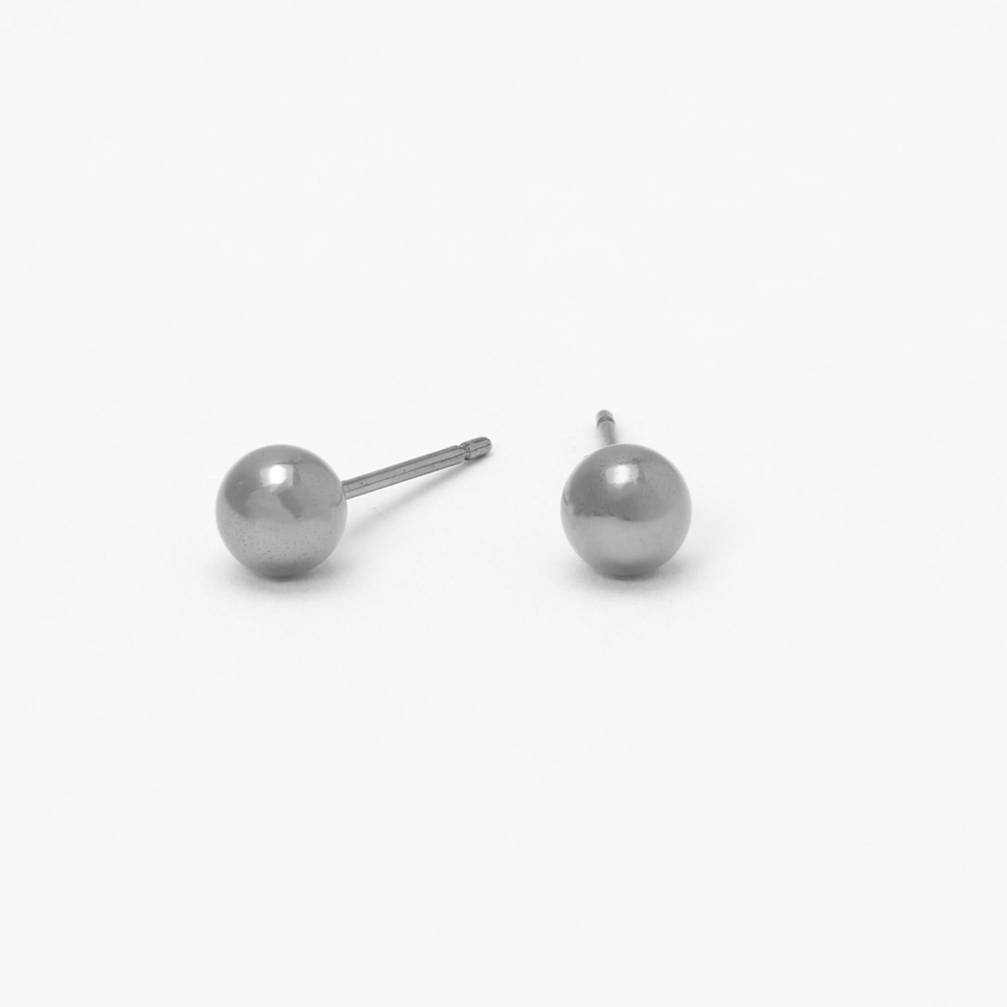 Titanium silver discount earrings