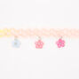 Pastel Flower Power Tattoo Choker Necklace,