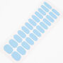 Baby Blue Vegan Nail Wraps Set - 24 Pack,