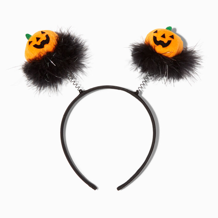 Jack-o-Lantern Deely Bopper Headband,