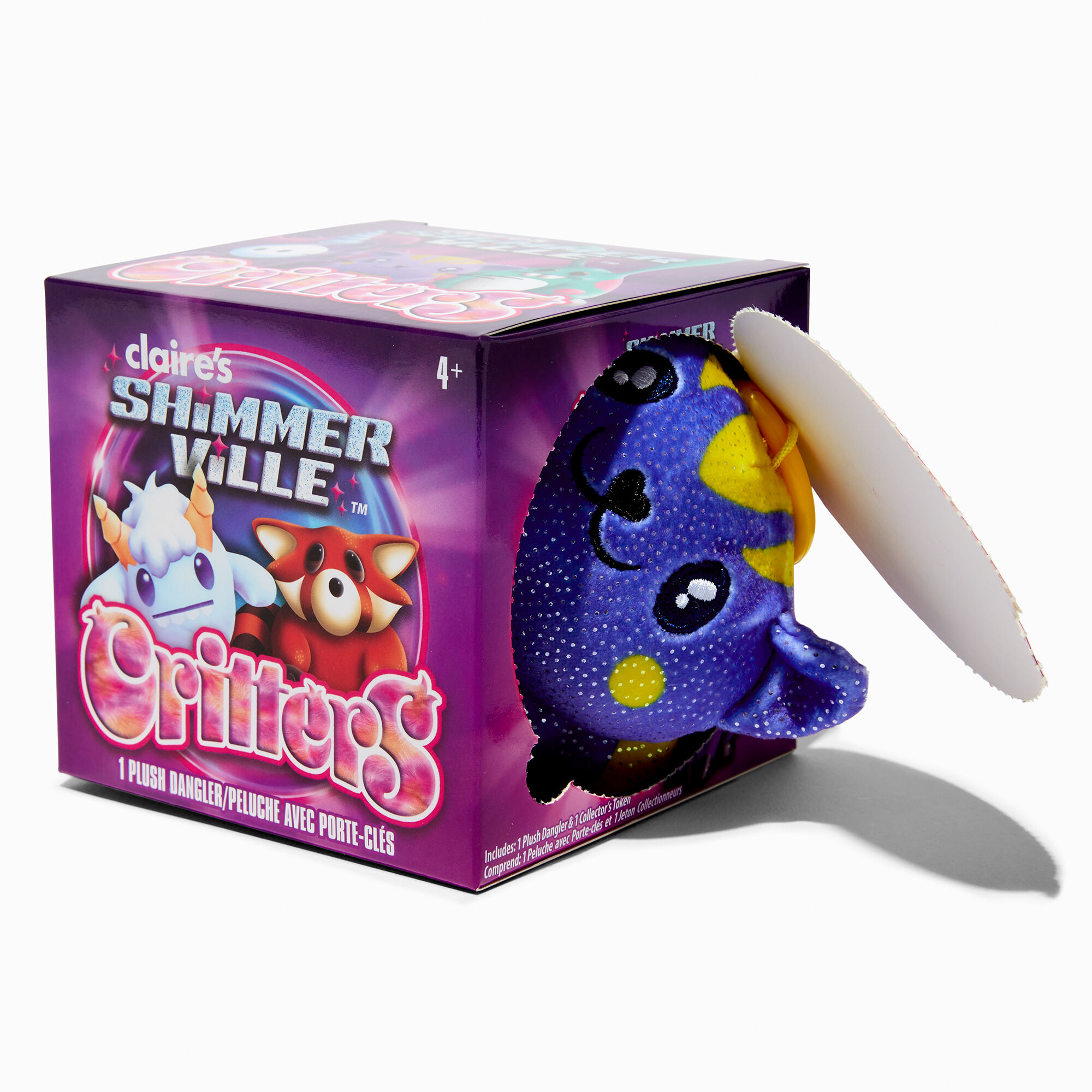 Claire s ShimmerVille Critters Plush Dangler Blind Bag Styles Vary
