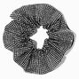 Silver Rhinestone Sparkle Hair Scrunchie,