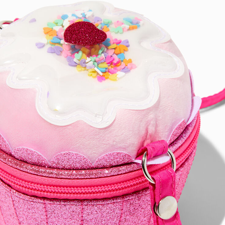 Sac &agrave; bandouli&egrave;re cupcake rose Claire&#39;s&nbsp;Club,