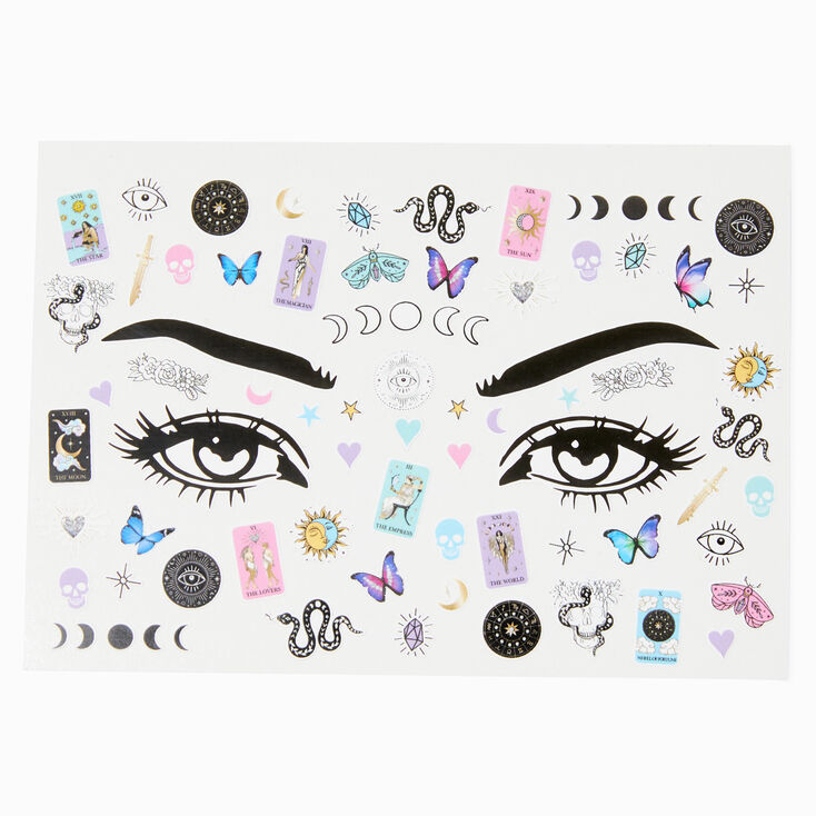 Edgy Temporary Face Stickers,