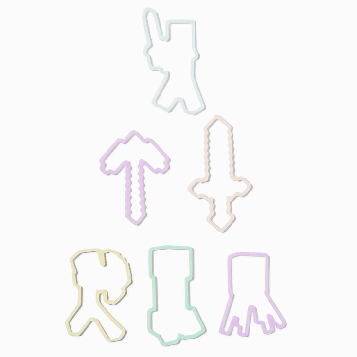 Minecraft&trade; Glow In The Dark Stretchy Bands Bracelets - 12 Pack,
