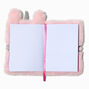 Pink Unicorn Star Furry Lock Diary,