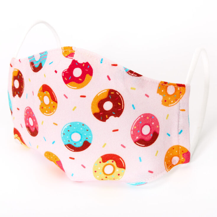 Download Cotton Pink Donut Face Mask Child Medium Large Claire S Us Yellowimages Mockups