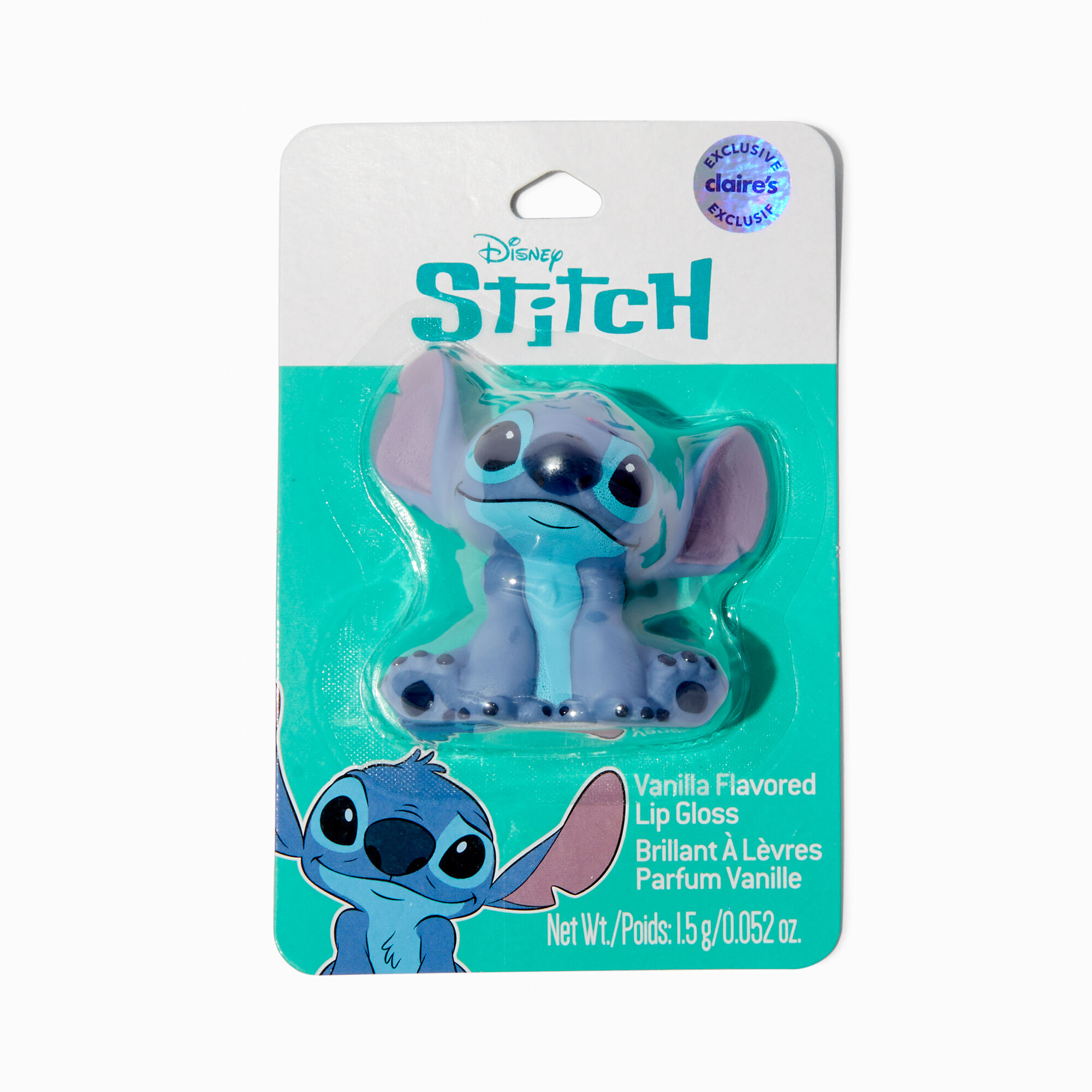 View Disney Stitch Claires Exclusive Flavored Lip Gloss information