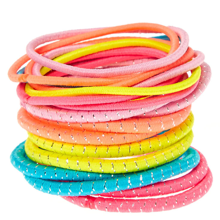 &Eacute;lastiques fluo assortis du Club Claire&#39;s,