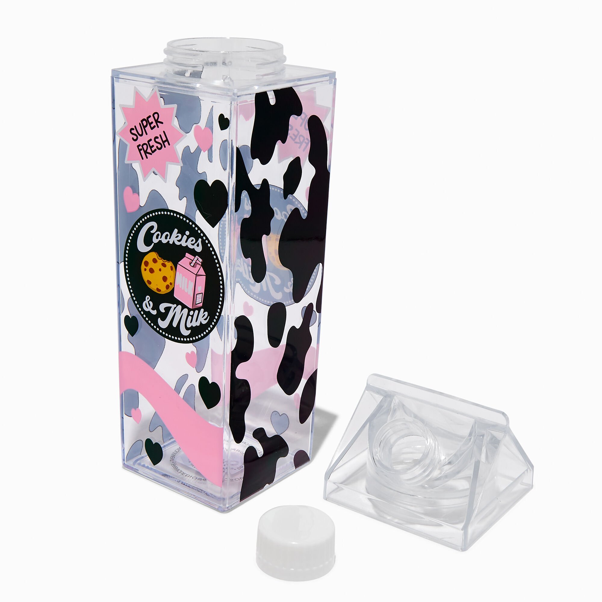 Milk & Cookies Milk Carton Water Bottle,