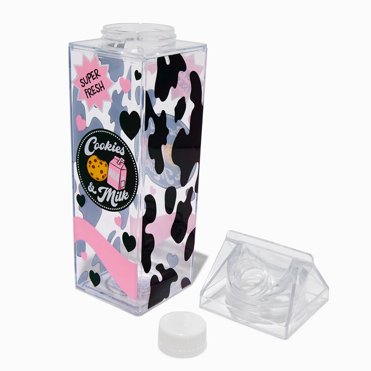 Milk &amp; Cookies Milk Carton Water Bottle,