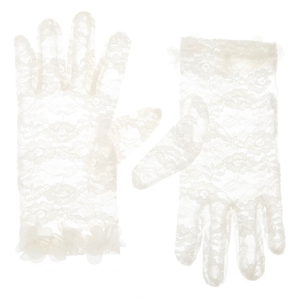 flower girl lace gloves