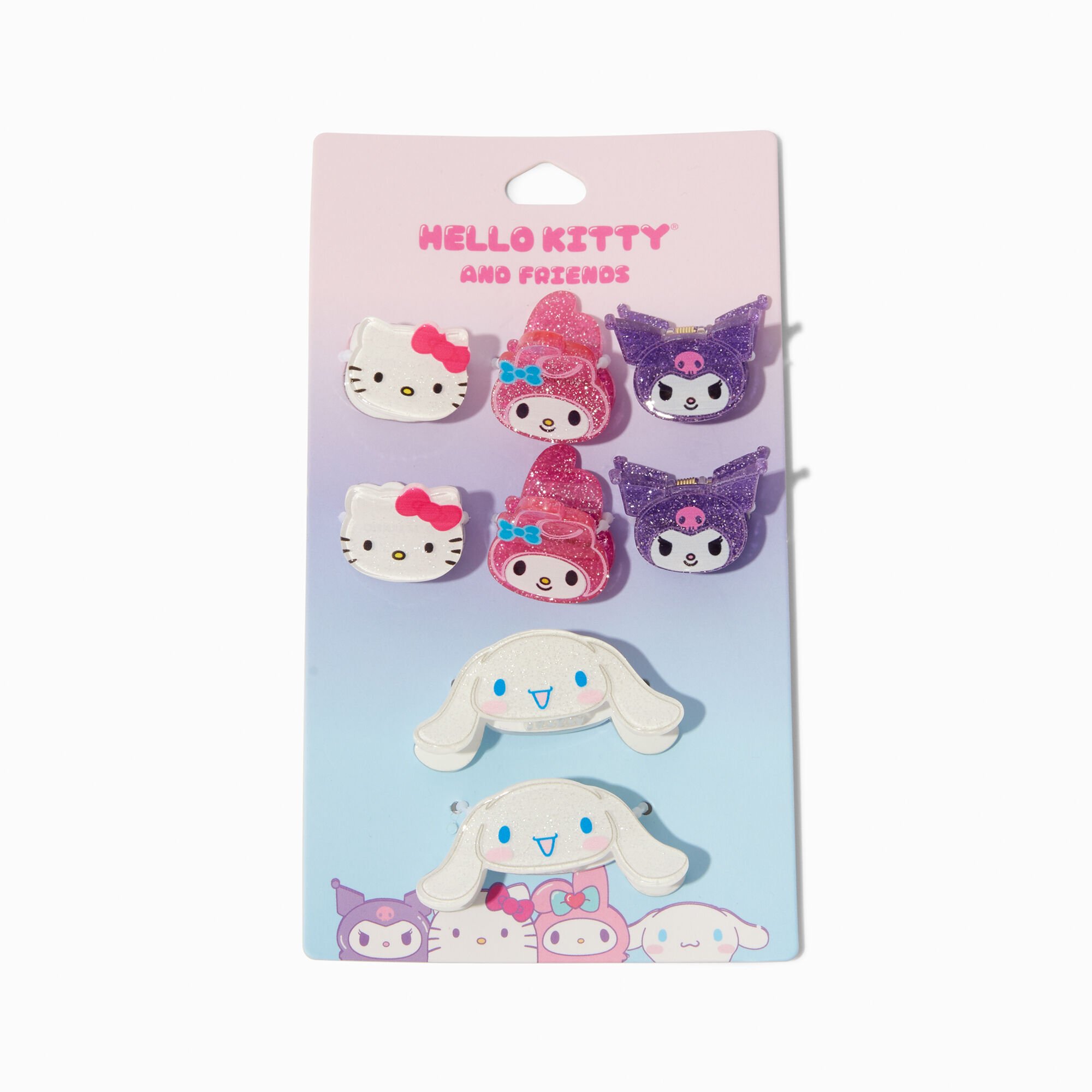 View Claires Hello Kitty And Friends Mini Hair Claws 8 Pack information