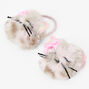 Claire&#39;s Club Cat Pom Pom Hair Ties - 2 Pack,