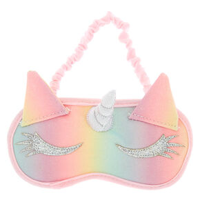 Rainbow Glitter Unicorn Sleeping Mask,