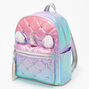 Iridescent Pastel Unicorn Mini Backpack - Rainbow,