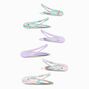 Claire&#39;s Club Flower Print Snap Hair Clips - 6 Pack,