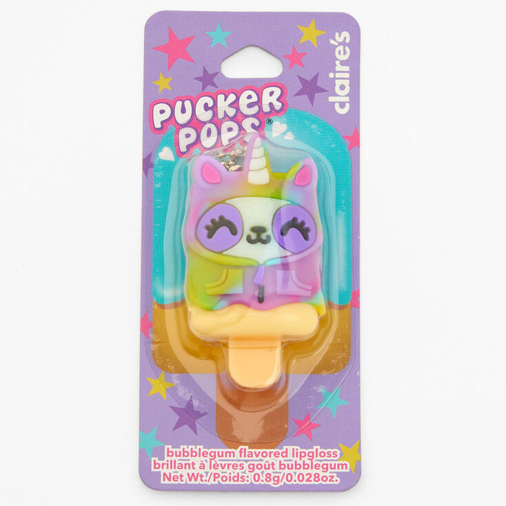 Pucker Pops&reg; Hoodie Panda Lip Gloss - Bubblegum,