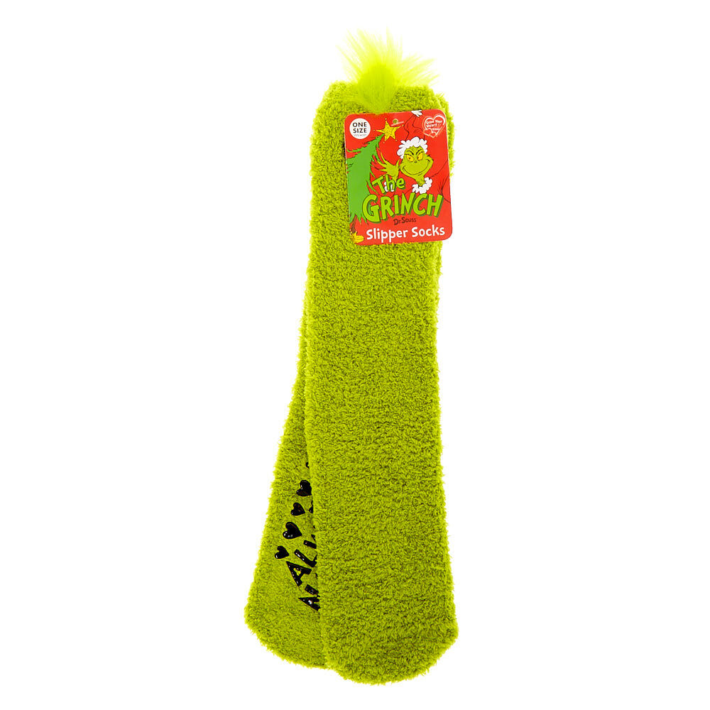 grinch feet slippers