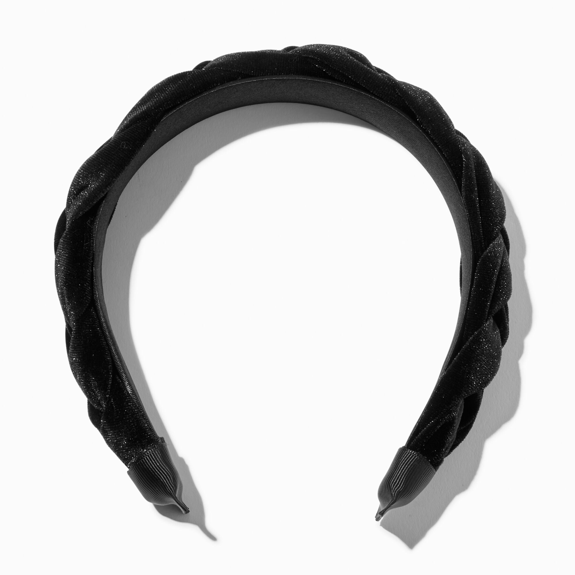 View Claires Braided Headband Black information