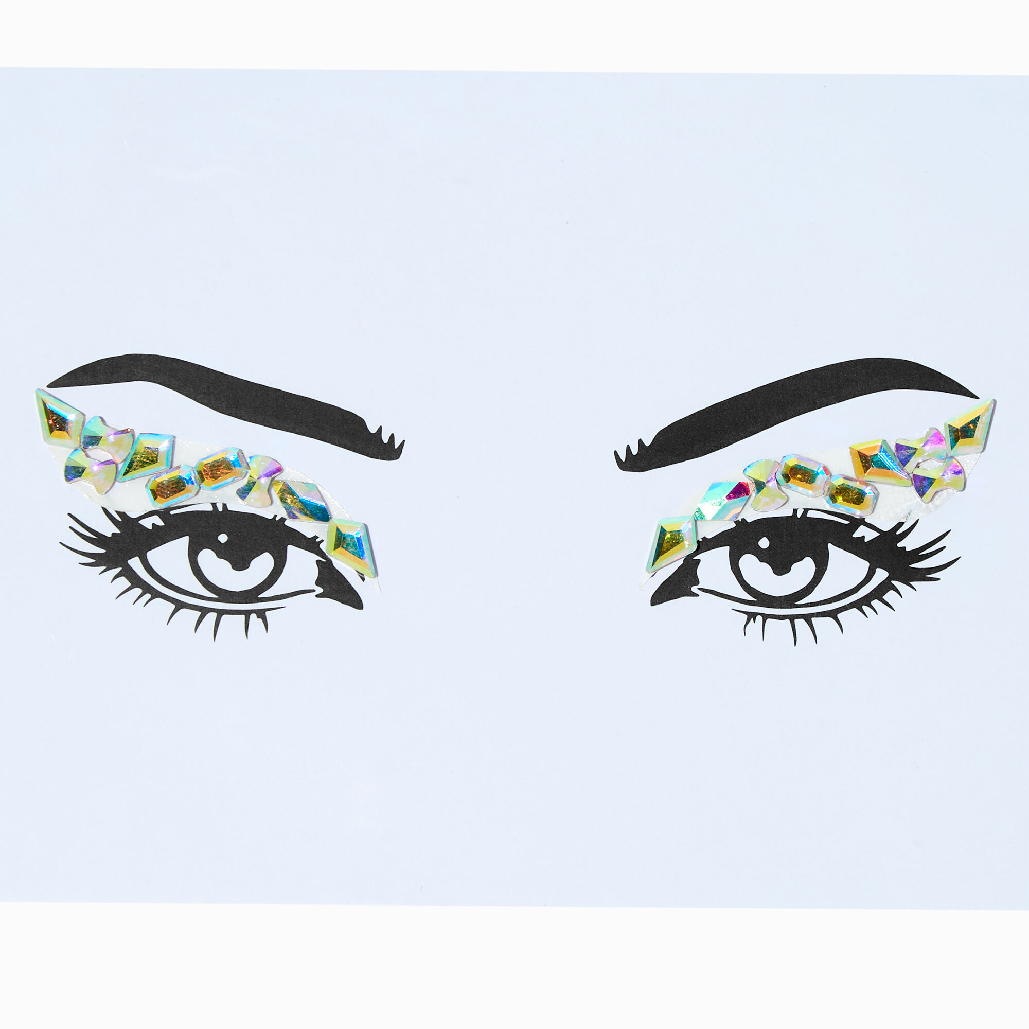 View Claires Iridescent Shattered Wing Faux Tattoo Liner information