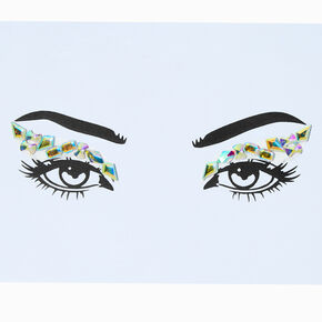 Iridescent Shattered Wing Faux Tattoo Liner,