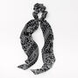 Paisley Bandana Scarf Scrunchie - Navy,
