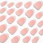 French Tip Squoval Vegan Faux Nail Set - 24 Pack,