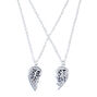 Silver Best Friends Pendant Necklace - 2 Pack,
