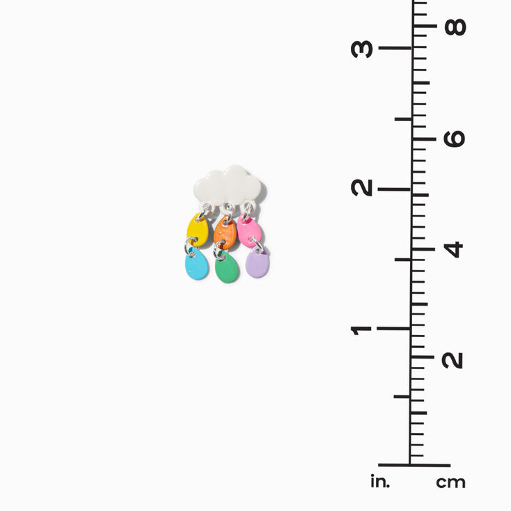 Rainbow Cloud 0.5&quot; Drop Earrings,