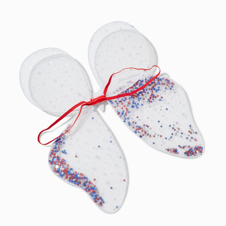 Stars &amp; Stripes Shaker Glitter Wings,