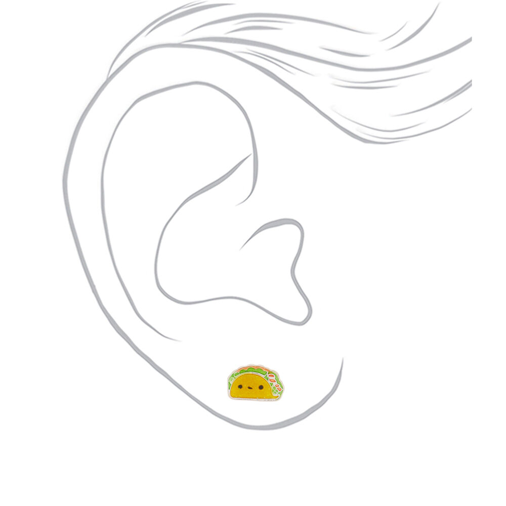Taco earrings claire's outlet