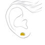 Taco Stud Earrings - Yellow,